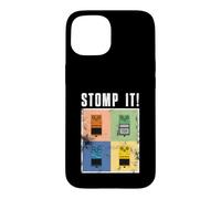 Stomp It Vintage Guitar Effects Pedal Retro Graphic Case for iPhone 15