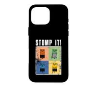 Stomp It Vintage Guitar Effects Pedal Retro Graphic Case for iPhone 16 Pro Max