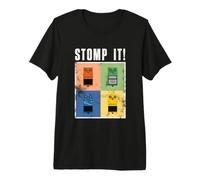 Stomp It Vintage Guitar Effects Pedal Retro Graphic Premium T-Shirt