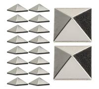 Stomp Pad,18 Piece Pyramid Non-Slip Snowboard Pad,Metal Mat with Reinforced Adhesion for Traction Control