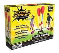 Stomp Rocket - Duelling Rockets Kit Up to 200ft Double Rocket Launch Age 6+