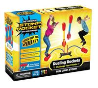 Stomp Rocket Original Dueling Rocket Launcher for Kids - Soars 200 Ft - 4 Rockets and Multi-Player Adjustable Launcher Stand - Fun Outdoor Toy and Gift - Boys or Girls Age 5+ Years Old