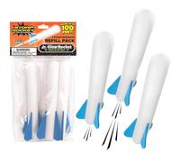 The Original Stomp Rocket Jr. Glow Rocket Refill Pack, 3 Rockets - Outdoor Rocket Toy Gift for Boys and Girls- Ages 3 Years and Up
