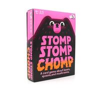 Stomp Stomp Chomp: Card Game & Treasure Hunt in One | Fun Kids Game for 2-5 Players Age 6+ | Family Game Night, Birthdays & Gifts | Adults Love It Too