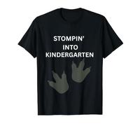 Stompin' INTO Kindergarten Value Graphic T-Shirt, Men, Black, M