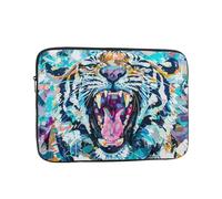 Stomping Tiger Head Laptop Bag Handheld Portable Briefcase Shockproof Protective Sleeve Computer Inner Bag for 10 inch inch Laptop