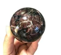 Stone 1PC Garnet Ball Crystal Sphere Balls Quartz Collection Stones and Minerals(55-60mm)