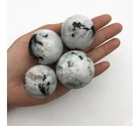 Stone 1PC White Moonstone Ball Sphere Stone Crystal Raw Quartz Crystals(45-50mm)
