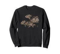 Stone Age Art Cave Painting of Lions from Chauvet Sweatshirt
