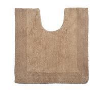 Allure Bath Fashions Elegance Reversible Heavyweight Pedestal Mat in Beige Allure Bath Fashions Beige