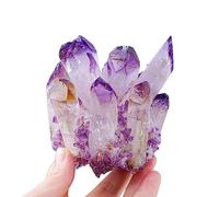 Stone Amethyst Cluster Gemstone Purple Crystal Cluster Specimens Home Decoration Ornaments (Size : 600-700g)