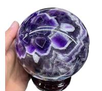 Stone Amethyst Quartz Crystal Ball Beautiful Purple Crystals(Size:600-700g)