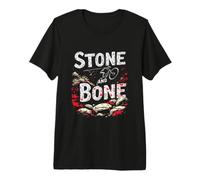 Stone and Bone Mountain Biker Adventure Premium T-Shirt
