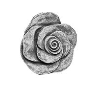 Stone and Style Large stone flower, frost and weatherproof up to -30 °C, solid cast stone