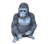 Stone and Style Stone figurine Gorilla Ben Monkey Frost Resistant Cast Stone Garden Figure