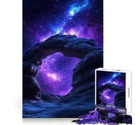 Stone Archway Under Starry Night Sky 1000 Piece Jigsaw Puzzles for Teenagers Jigsaw Mental Logic Toy Leisure Time Fine Edge 50x75cm