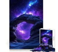 Stone Archway Under Starry Night Sky 1000 Pieces Jigsaws Adults Puzzles Mind Exercise Toy Shared Fun Precision Cut Art Display 38x26cm
