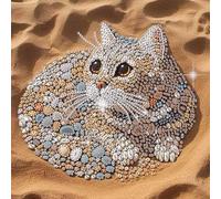 Stone Art Partial Special Shaped Diamond Art Painting Kits for Adults Beginners, Crystal Rhinestone Gem Diamond Art Craft Kit Perfect for Home Wall Decor 11.81x11.81inch