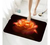 Stone Bath Mat Non Slip Quick Dry 160x230cm Super Absorbent Shower Bathroom Mat Roses, Washable Bathroom Rug Decor, Indoor Easy to Clean Floor Door Rugs Carpet for Living Room, Kitchen, Bedroom 5-963