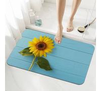 Stone Bath Mat Non Slip Quick Dry 60x90cm Super Absorbent Shower Bathroom Mat Spring, Washable Bathroom Rug Decor, Indoor Easy to Clean Floor Door Rugs Carpet for Living Room, Kitchen, Bedroom 5-1017