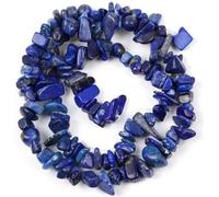 Stone Beads 3-5-8-12mm Irregular Pebble Beads Beads DIY Necklace Bracelet 15''-Lazuli-5-8mm