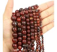 Stone Beads Yellow Agate Matte Jasper Round Beads for Jewelry Making DIY Bracelet Accessories 14inch 4 6 8 10 12mm-Red Stone_a-6mm About 60pcs