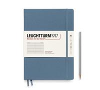 Assorted Leuchtturm B5 Composition 219 Page Notebook - RULED, STONEBLU