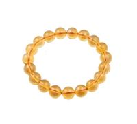 Stone Bracelet Citrine Crystal Jewelry Protecting Wealth And Success Choice For Gifts And Personal Use