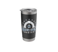 Stone Brick Oven Master Wood-Fired Pizza Chef Pizzeria Owner Stainless Steel Insulated Tumbler