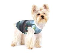 Stone Bridge Cotton Dog Shirt â€“ Soft Breathable Dog Shirt for Dogs Cats Boy Girl Pet Tshirt,Suitable for Small Pets