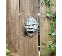 Stone Cast Cheeky Winking Sprite Garden Plaque