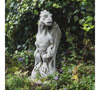 Stone Cast Gatekeeper Dragon Gargoyle Statue