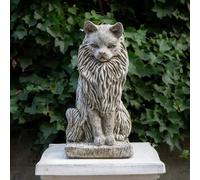 Stone Cast Large Felis Cat Garden Ornament Animal Statue