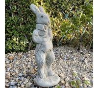 Stone Cast Peter Rabbit Garden Sculpture