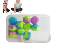 Stone Catching Game - 10 Pieces Traditional Korean Set | Random Color Grab Toy | Fun Interactive Throwing Stones for Girls, Women, Party Activity, Gift, Skill Practice