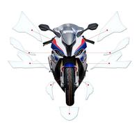 Stone Chip Paint Protection Film Scratch Protection Transparent Suitable for BMW S1000RR 2019+