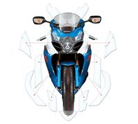 Stone Chip Paint Protection Film Scratch Protection Transparent Suitable for Suzuki GSX R 1000 2009-2016 K9 - L4