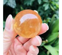 Stone Citrine Calcite Quartz Crystal Ball(2pc)