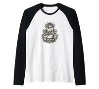 Stone Cold Medusa Gorgon Raglan Baseball Tee