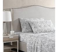 Stone Cottage - King Sheets, Cotton Percale Bedding Set, Crisp & Cool Home Decor (Hawley Floral, King)