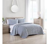 Stone Cottage Quilt Set, Cotton, Indigo, King