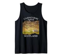 Stone Cottage Scottish Highlands Souvenir Travel UK Kids Tank Top