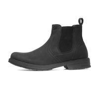 STONE CR tlas Mens Black Ankle Chelsea Boot - Size 9 UK - Black