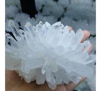 Stone Crystal Cluster White Transparent Home Decoration Gift(400-500g)