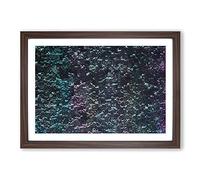 Stone Delight in Abstract Framed Print | A2 Walnut Framed Wall Art | Ready to Hang | Abstract Fantasy Picture | Living Room Bedroom Lounge Office