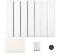 Stone Drying Mat for Kitchen Counter Foldable Stone Dish Drying Mat Non-Slip Stone Drying Pad Reusable Dish Drainer Mat Diatomite Drying Stone Mat for Sink Dish Rack Marble Worktop (White, 40x30cm)