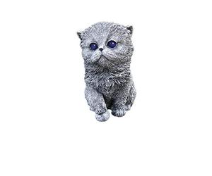 Stone figure Persian cat, made of stone, frost resistant, handcrafted in Germany