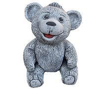 Stone figurine Teddy Bear Bruno, handmade, frost-proof, Made in Germany
