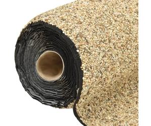 Stone Film Natural Sand 1250 x 40 cm PP Fleece with Waterproof Adhesive, Durable and Durable for Pond Accessories, Garden Fountain, Waterfall, Outdoor and Indoor Decoration