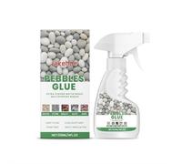 Stone Fixing Spray - Rock Glue for Landscaping, Safely Water-Based Formula Quick Drying Pebble Glue for Gardens, Trails and Garden Decoration Projects